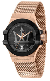 Maserati Potenza Rose Gold Mesh Bracelet R8853108009 - The Watches Men & CO