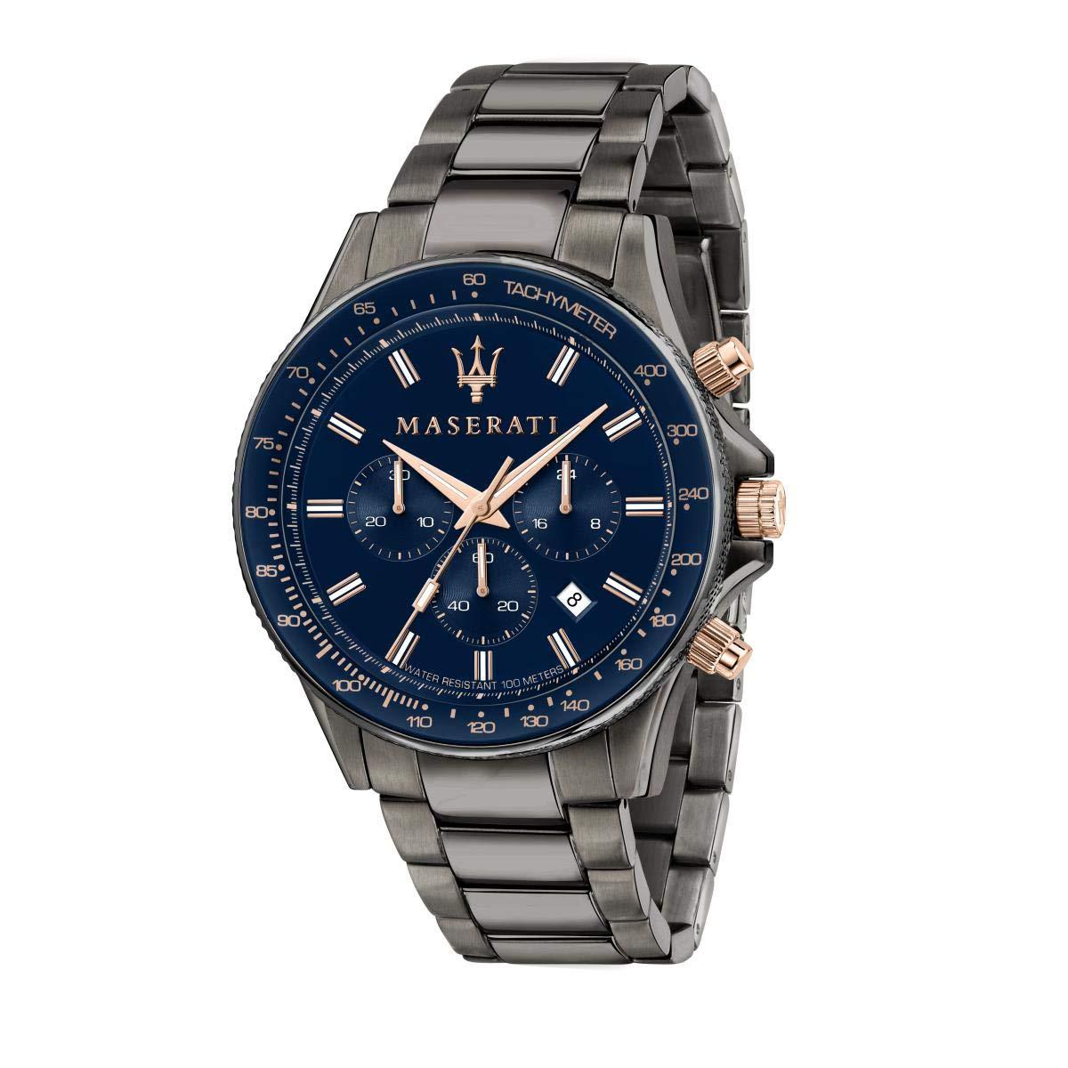 Maserati Sfida Analog Blue Dial Men's Watch R8873640001 - The Watches Men & CO