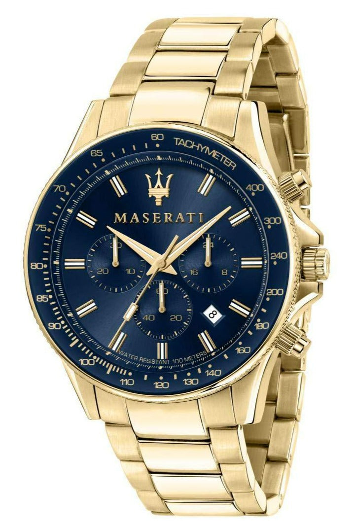 Maserati Sfida Analog Blue Dial Men's Watch R8873640008 - The Watches Men & CO