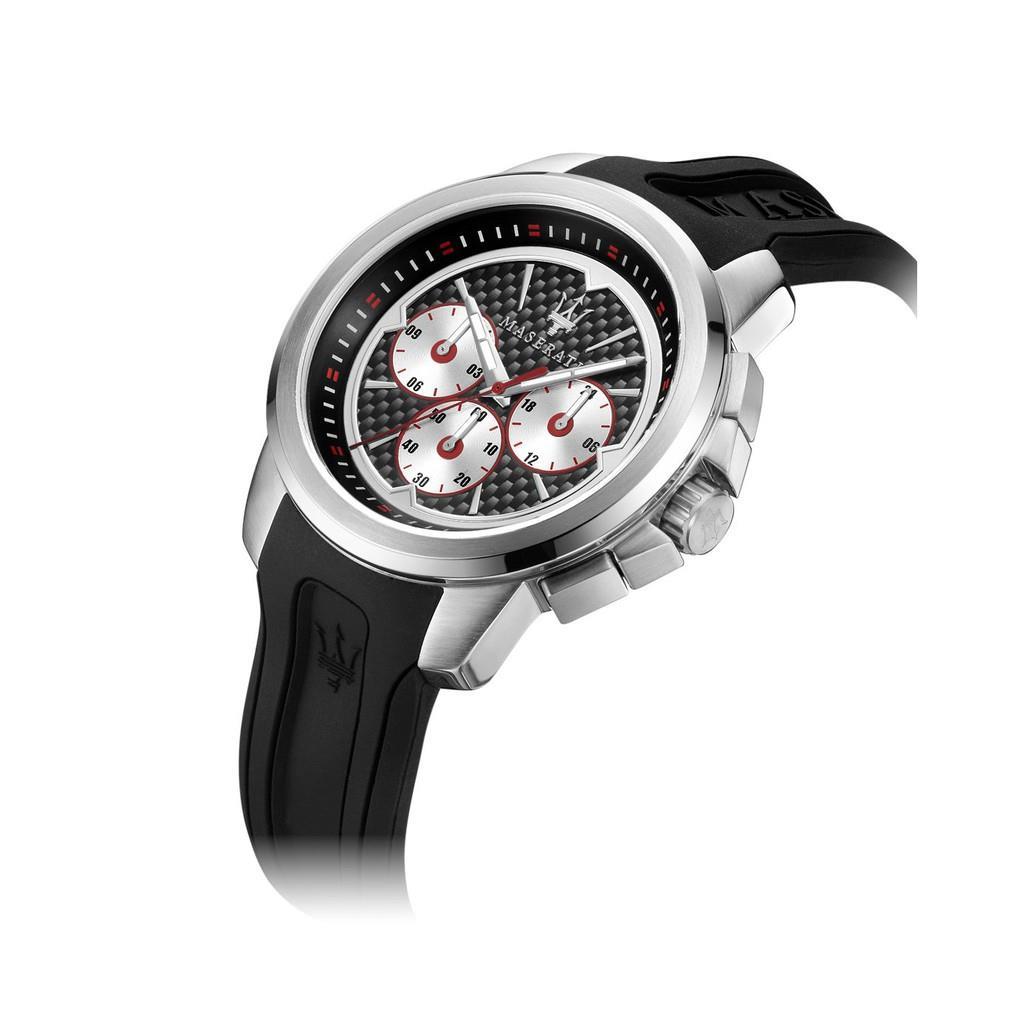 Maserati Sfida Chronograph Black/Silver Dial Men’s Watch R8851123001 - Watch