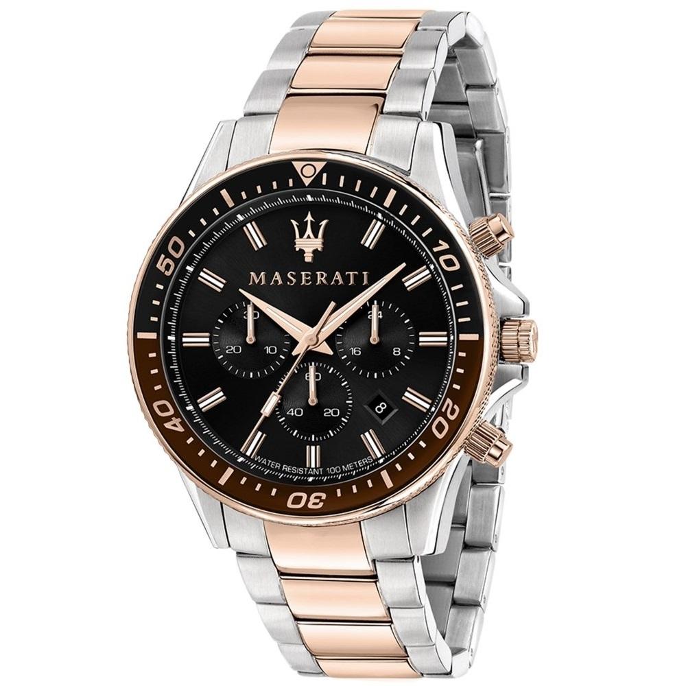 Maserati Sfida Two Tone Men's Watch R8873640010 - The Watches Men & CO