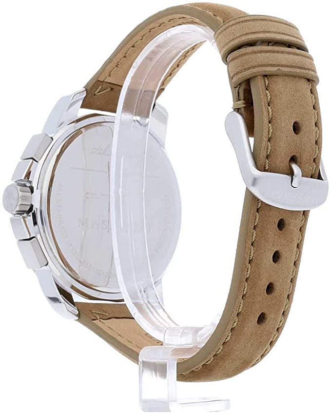 Maserati Successo Black Dial Beige Leather Men’s Watch R8851121004 - Watch