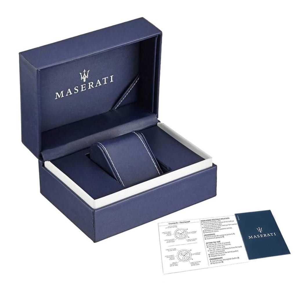 Maserati Trimarano Chronograph Silver/Blue Dial Men’s Watch R8873632001 - Watch