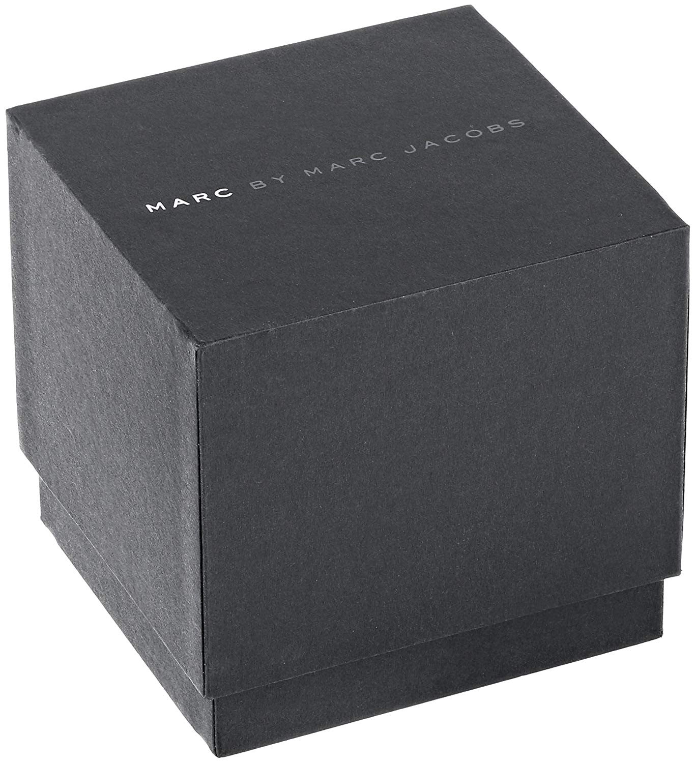 Marc By Marc Jacobs branded black watch box packaging
