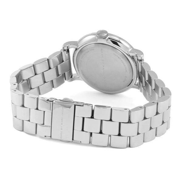 Marc by Marc Jacobs Baker MBM3420 watch caseback with stainless steel bracelet side view