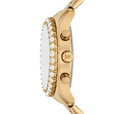 Michael Kors Berkley Chronograph Black Dial Gold Steel Strap Watch For Women - MK7414 mk7414 - Image 3