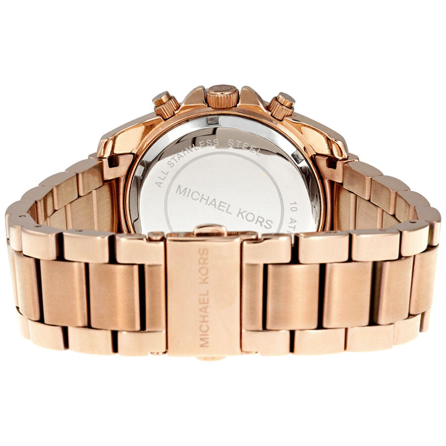 Michael Kors Blair Chronograph Rose Dial Ladies Watch #MK5263 - The Watches Men & CO #3