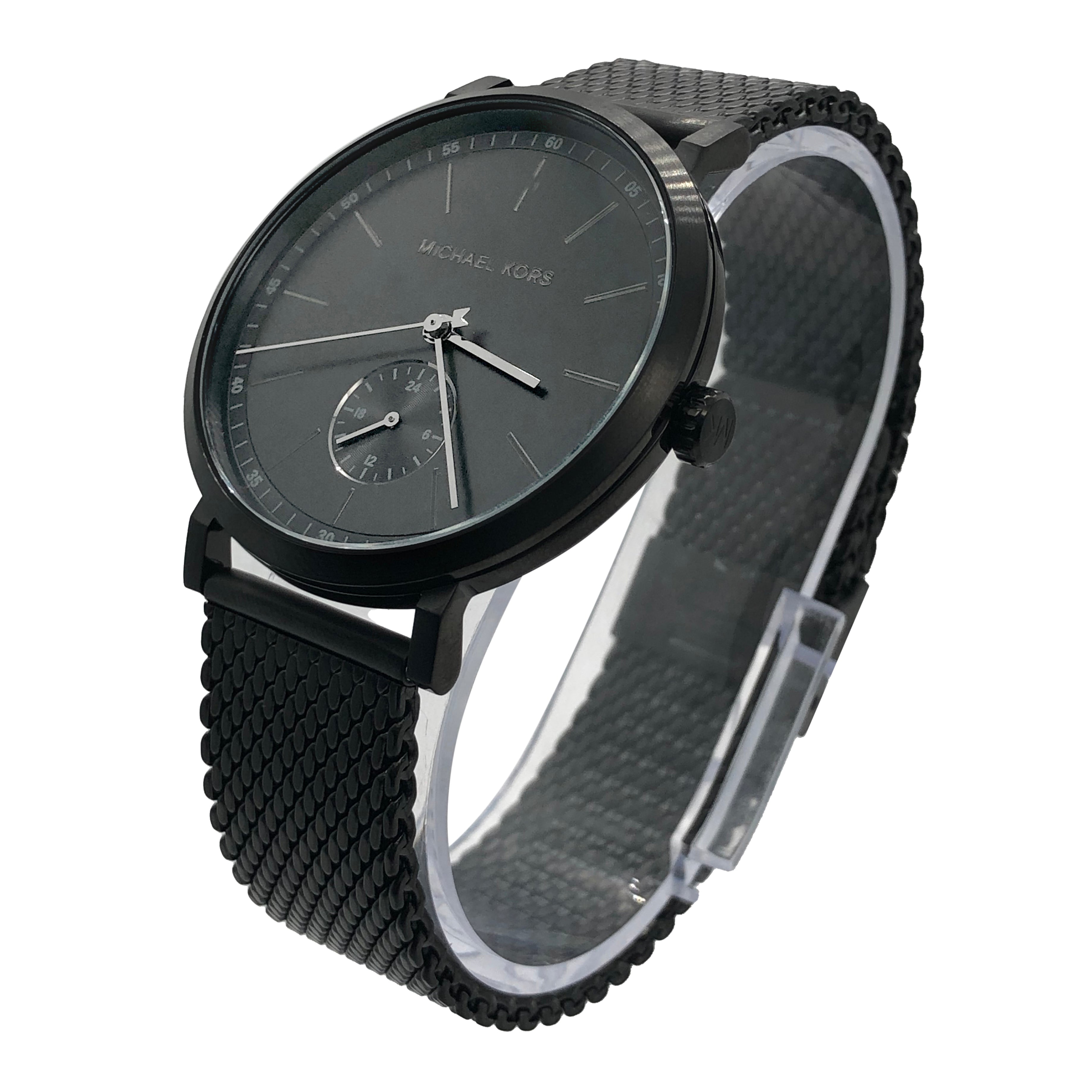 Michael Kors Irving Black Mesh Unisex Watch MK8742 - Watch