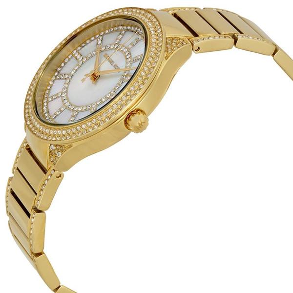 Michael Kors Kerry Mother of Pearl Dial Gold-tone Ladies Watch MK3312 - Watch