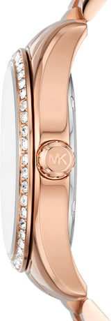 Michael Kors Lexington White Dial Rose Gold Steel Strap Watch for Women - MK1088 mk1088 - Image 2
