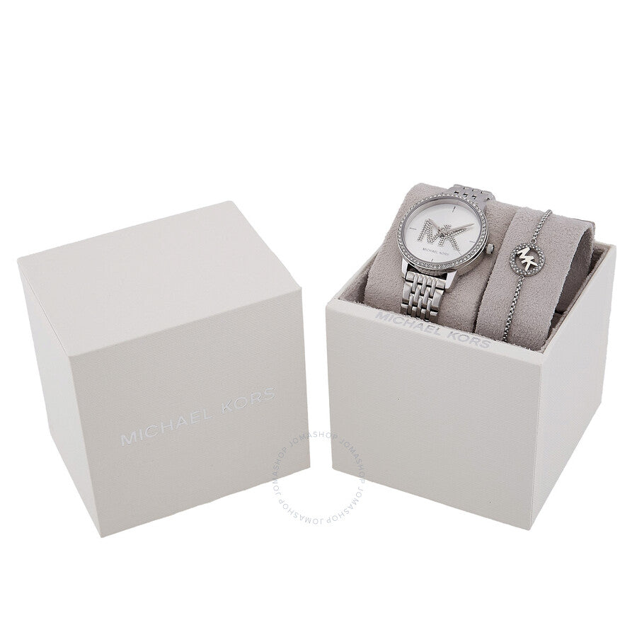 Michael Kors Melissa watch presentation box with watch and bracelet included