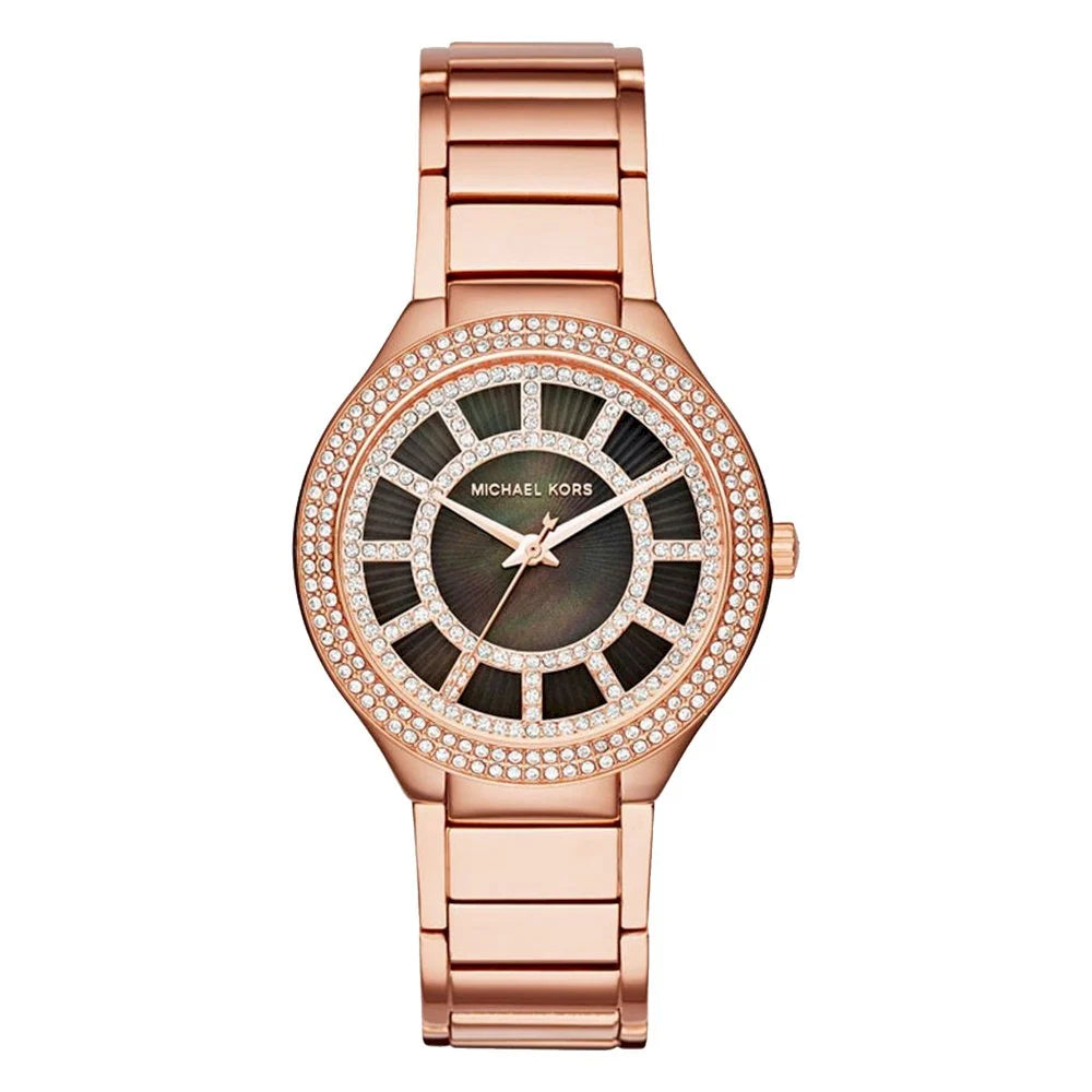Michael Kors Kerry Back MOP Dial Rose Gold Women's Watch - MK3397