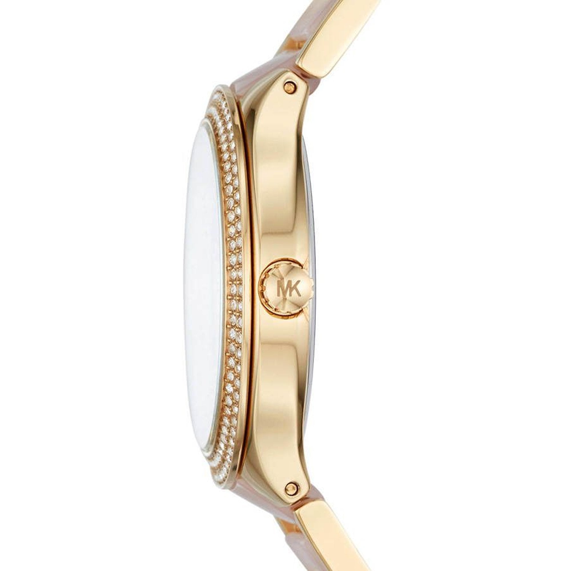 Michael Kors Kerry Pink Acetate and Gold Women's Watch - MK3508