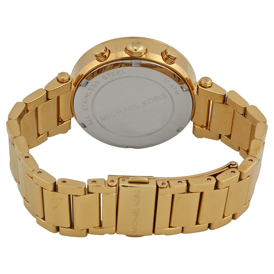 Michael Kors Parker Chronograph Champagne Dial Ladies Watch #MK5354 - The Watches Men & CO #3