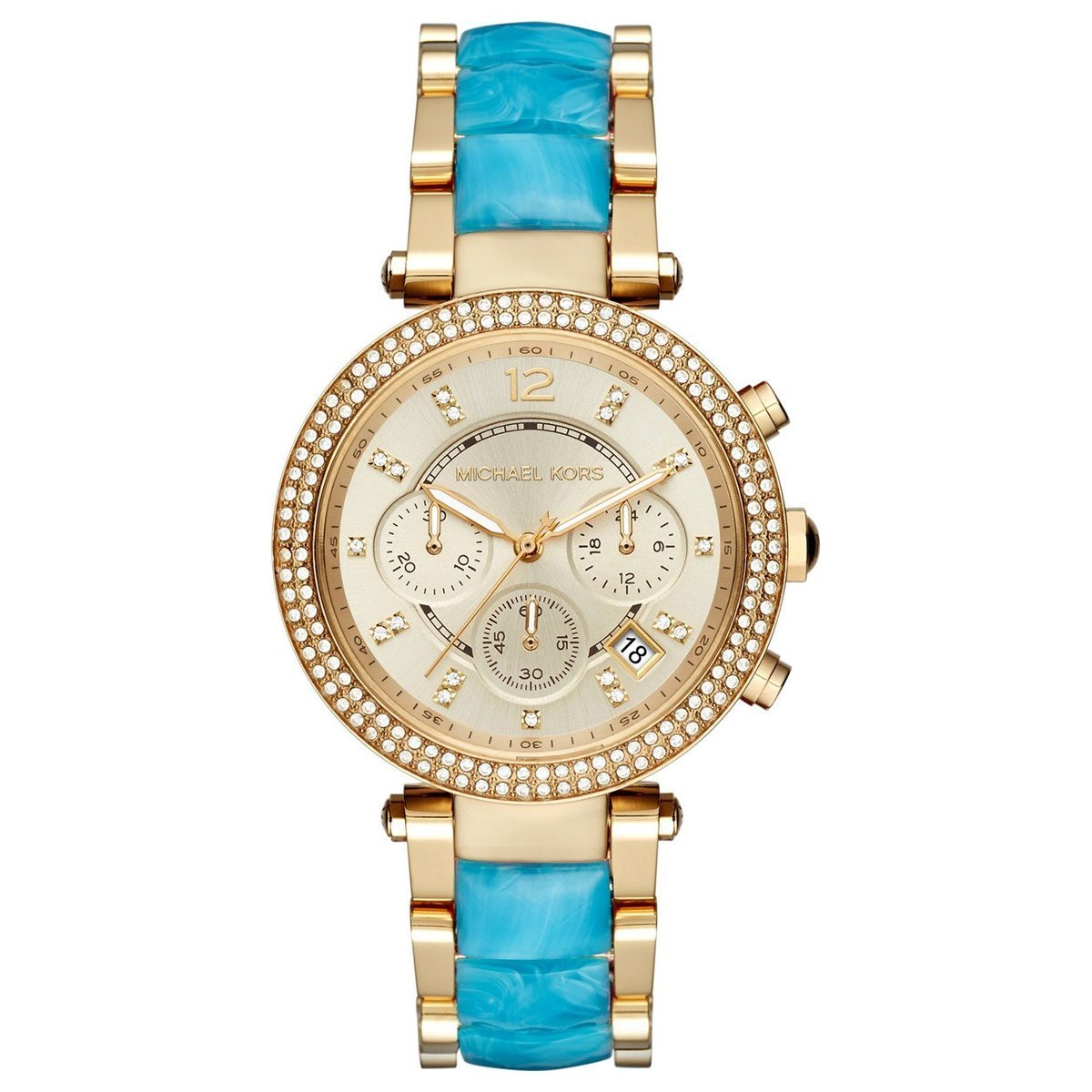 Michael Kors Parker Gold Tone Women's Watch MK6364 - The Watches Men & CO