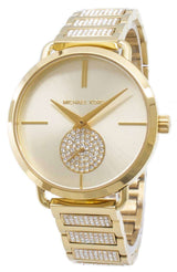 Michael Kors Portia Pave Gold Dial Ladies Watch MK3852 - Watch