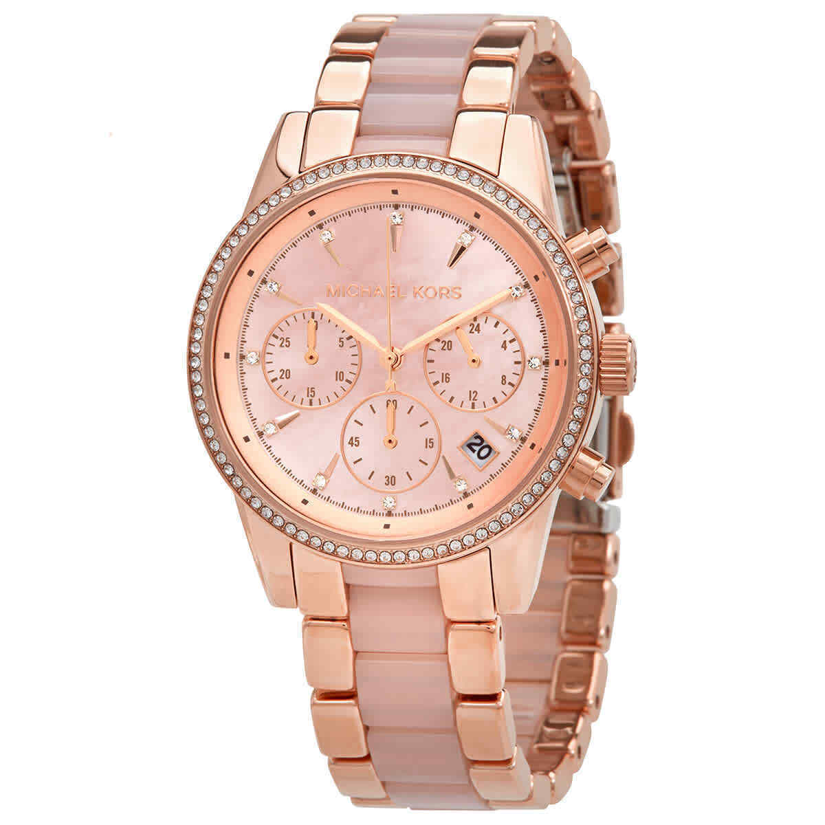 Michael Kors Ritz Chronograph Quartz Crystal Ladies Watch MK6769 - Watch
