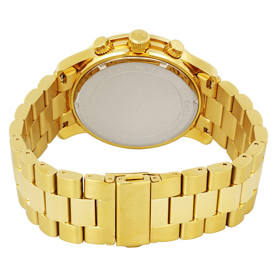 Michael Kors Runway Chronograph Champagne Dial Men's Watch #MK8077 - The Watches Men & CO #3