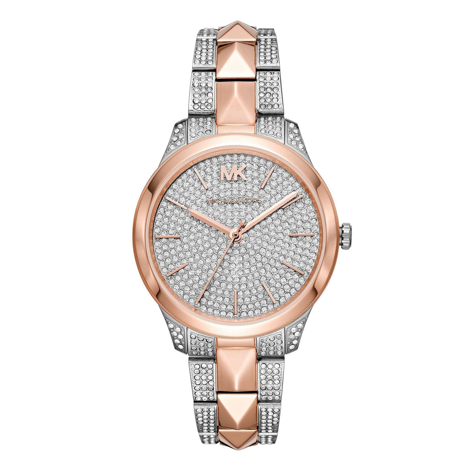 Michael Kors Runway Mercer Two Tone Women's Watch MK6716 - The Watches Men & CO