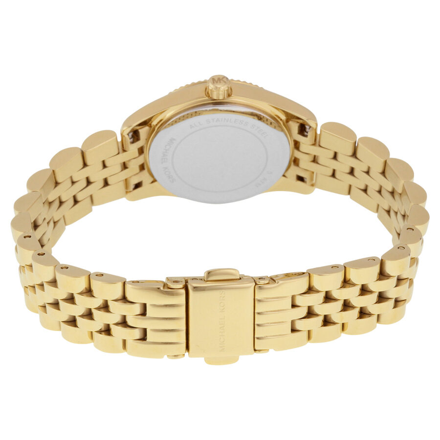 Michael Kors Silver Dial Gold-tone Stainless Steel Ladies Watch MK3229 - The Watches Men & CO #3