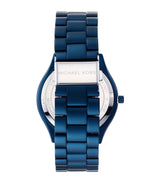 Michael Kors Slim Runway Navy Blue Unisex Watch MK4503 - The Watches Men & CO #3