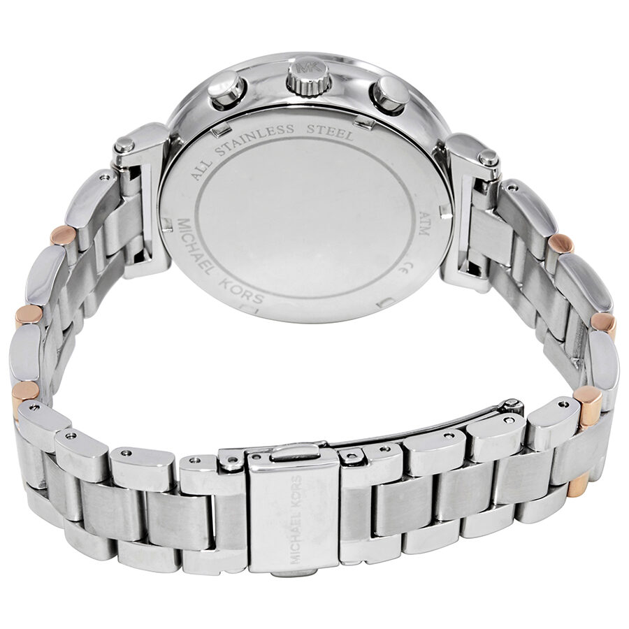 Michael Kors Sofie Chronograph Crystal Silver Dial Ladies Watch MK6558 - The Watches Men & CO #3