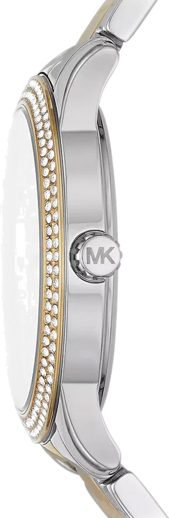 Michael Kors Oversized Tibby Pavé Two-Tone Watch MK6825