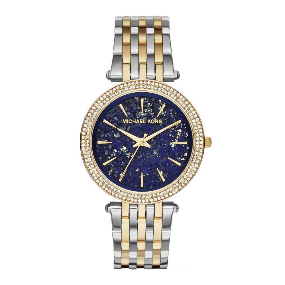 Michael Kors Two Tone Darci Blue Dial Women's Watch MK3401 - The Watches Men & CO