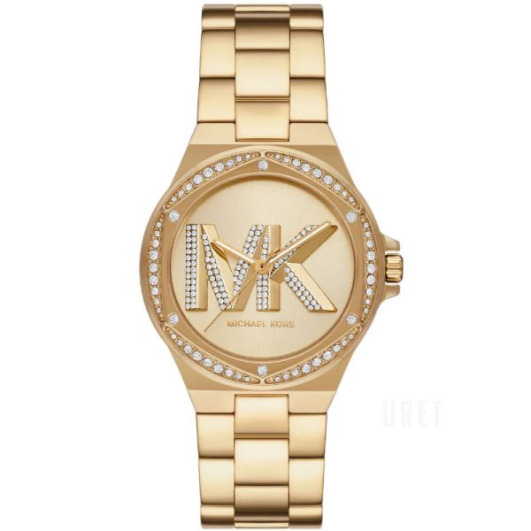 Michael Kors Women’s Quartz Gold Stainless Steel Gold Dial 37mm Watch - MK1062 mk1062 - Image 1