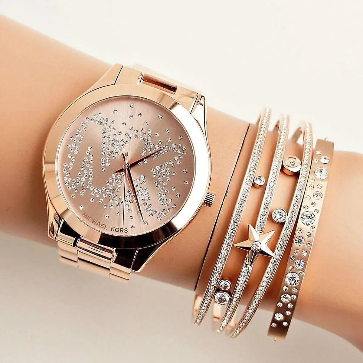 Michael Kors Slim Runway Rose Gold-Tone Women's Watch - MK3591