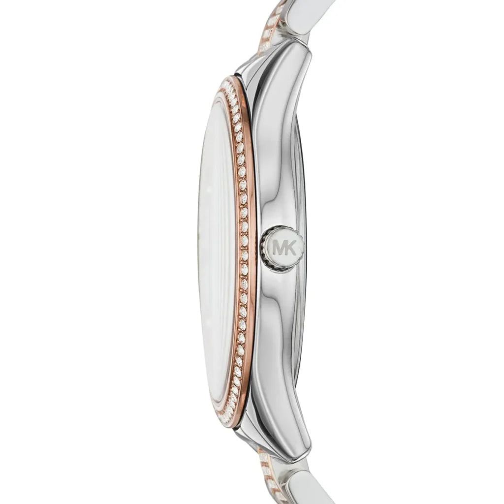 Michael Kors Mini Lauryn Pavé Two-Tone Watch MK4388
