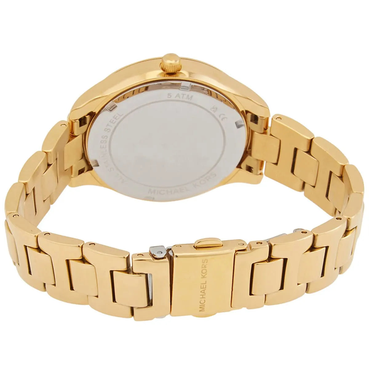 Michael Kors Liliane White MOP Dial Gold Women's Watch - MK4555