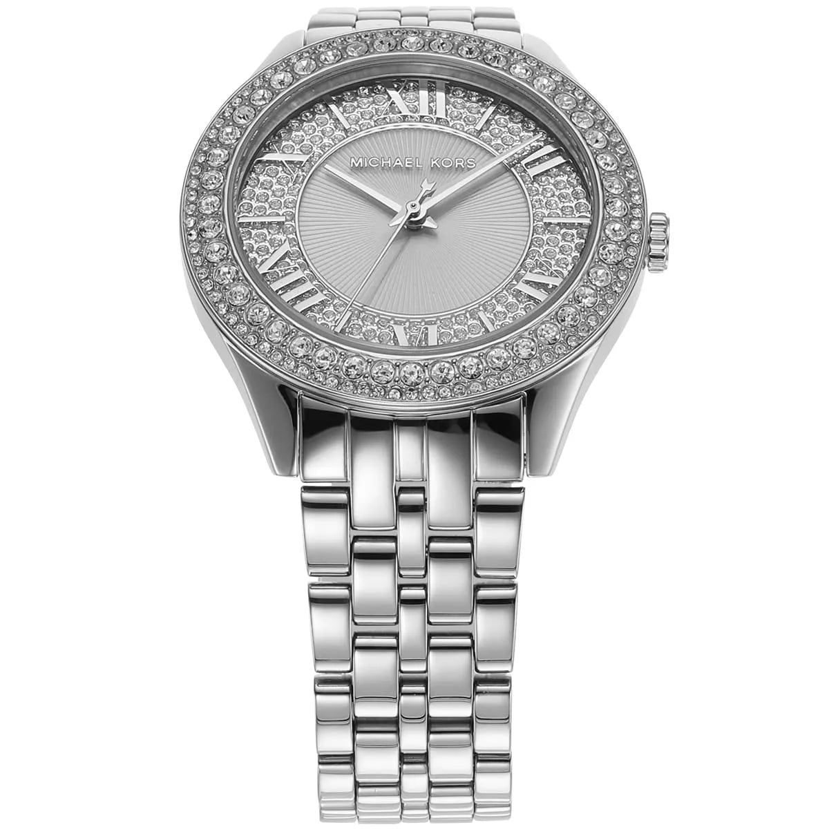 Michael Kors Harlowe Pavé Silver Women's Watch - MK4708