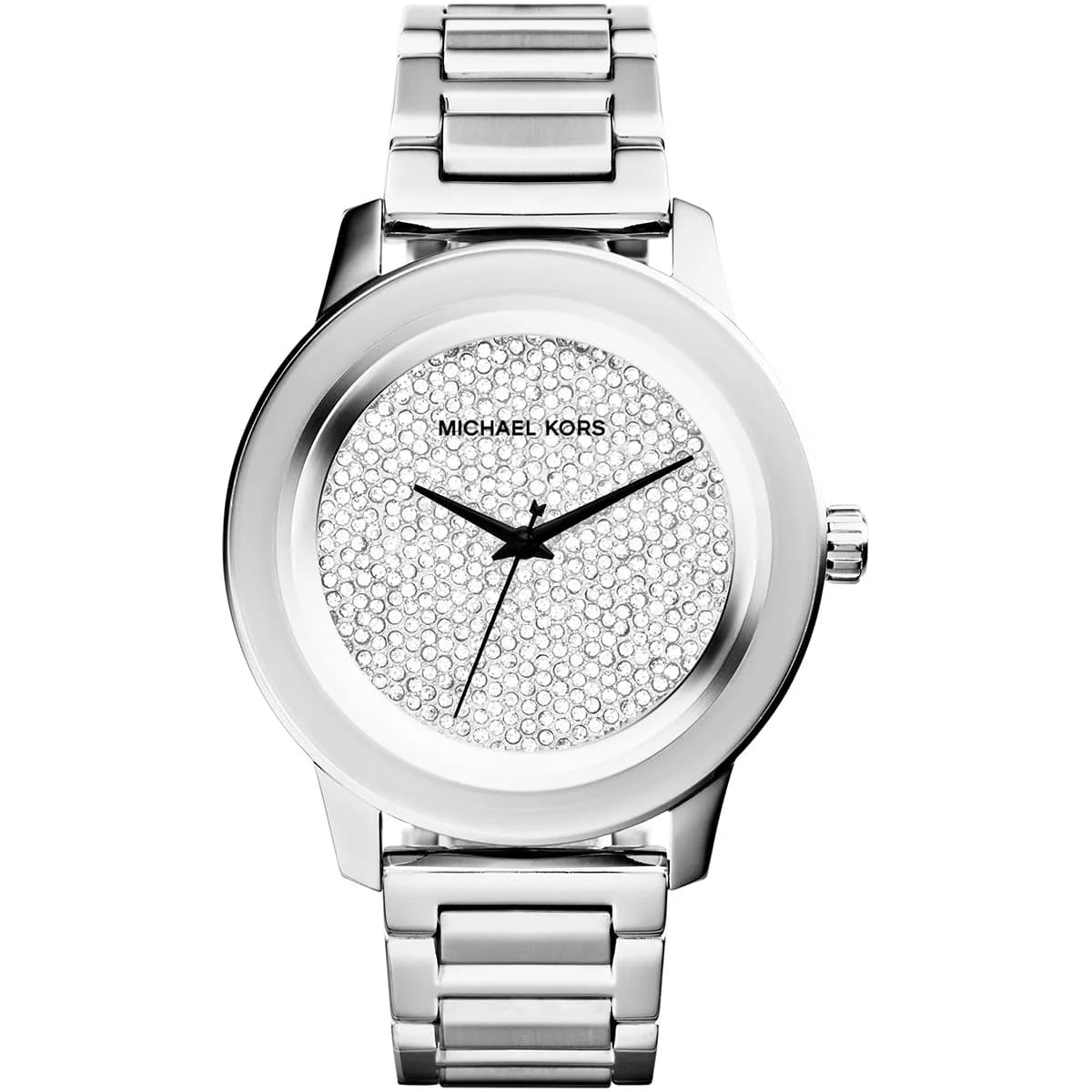 Michael Kors Kinley Diamond Pave Silver-Tone Watch - MK5996
