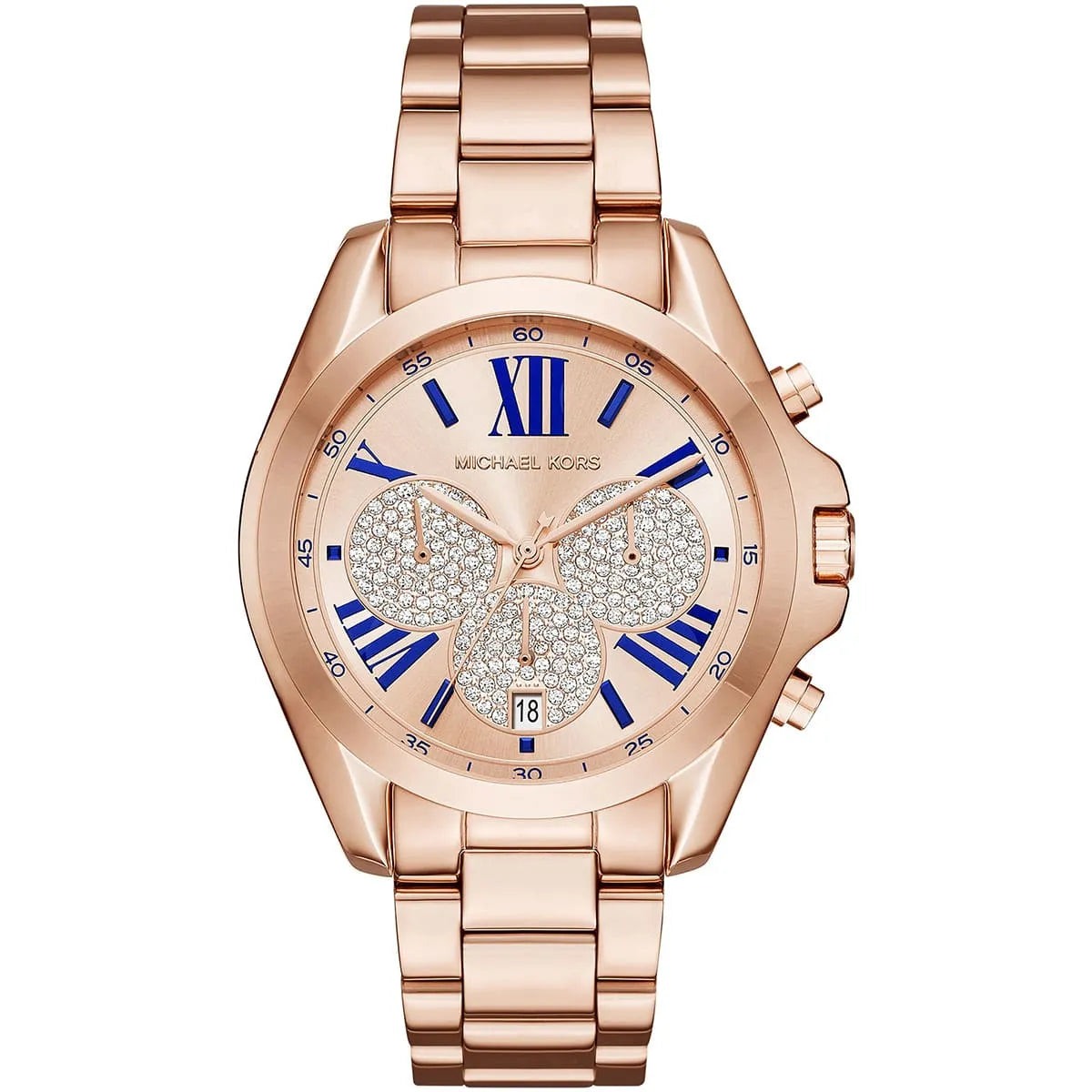 Michael Kors Bradshaw Chronograph Rose Gold Women's Watch - MK6321