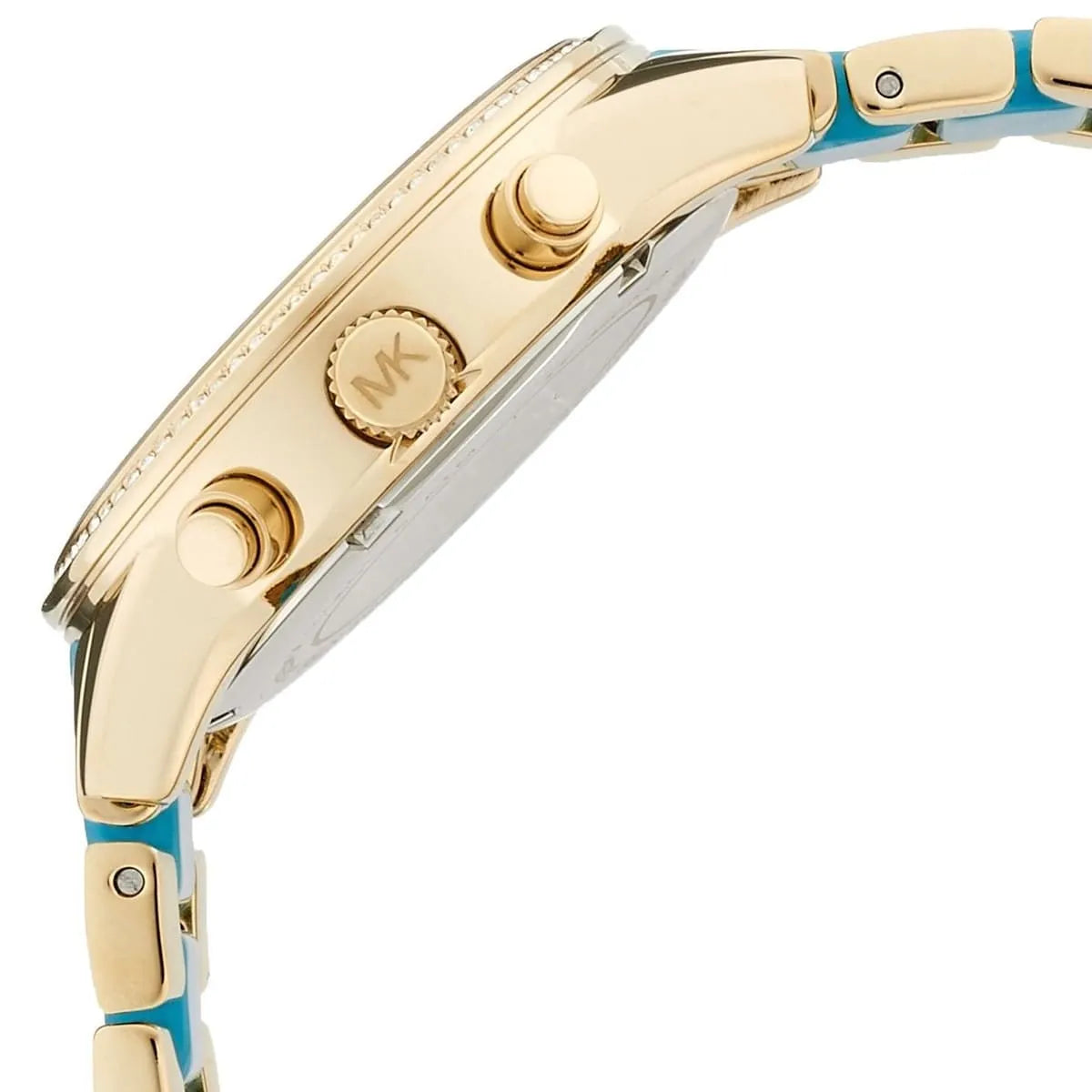 Michael Kors Ritz Chronograph Gold and Blue Women's Watch - MK6328