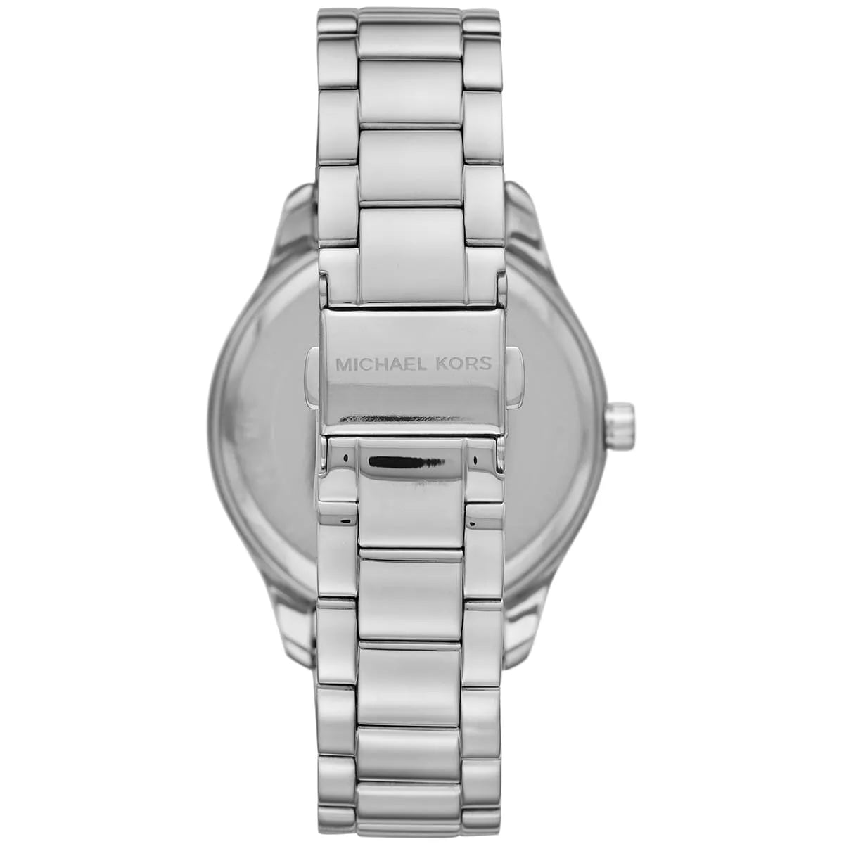 Michael Kors Layton Crystal Blue Dial SIlver Women's Watch - MK6847