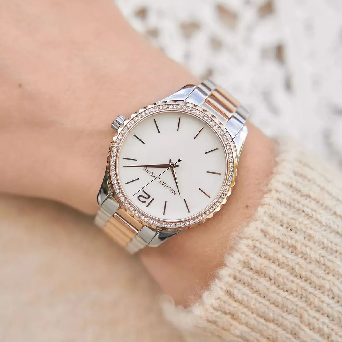 Michael Kors Layton MOP Dial Watch MK6849