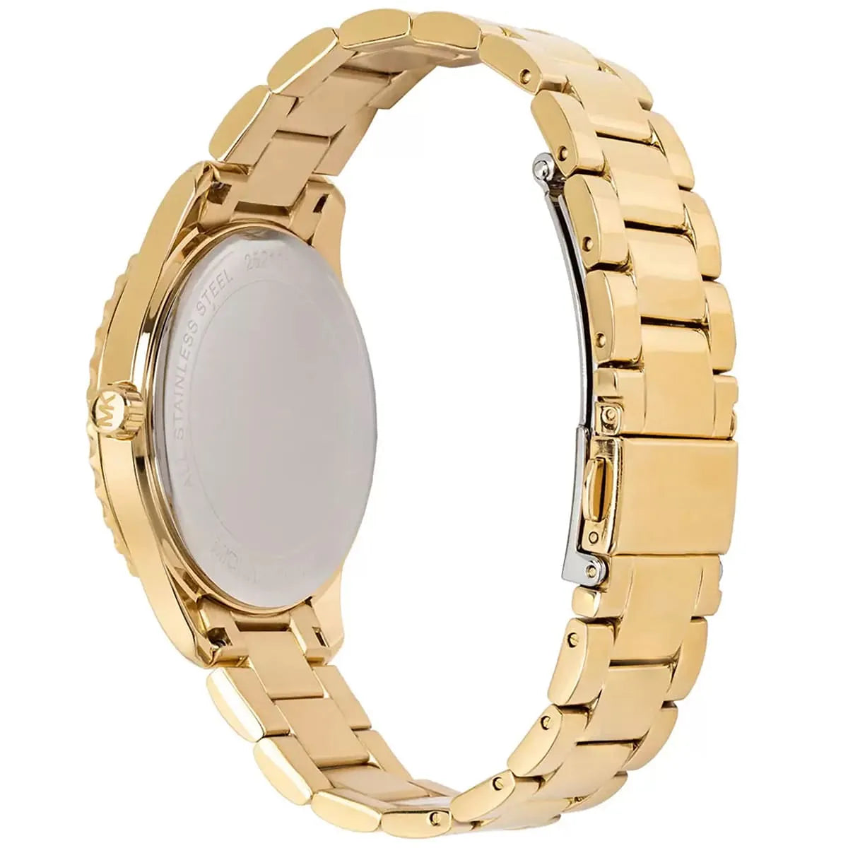 Michael Kors Layton White MOP Dial Gold Women's Watch - MK6870