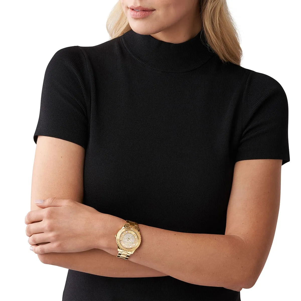 Michael Kors Runway Pavé Gold Women's Watch - MK6911