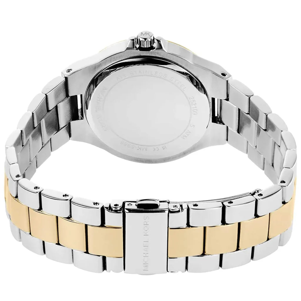 Michael Kors Lennox Pavé Two-Tone Watch MK6988