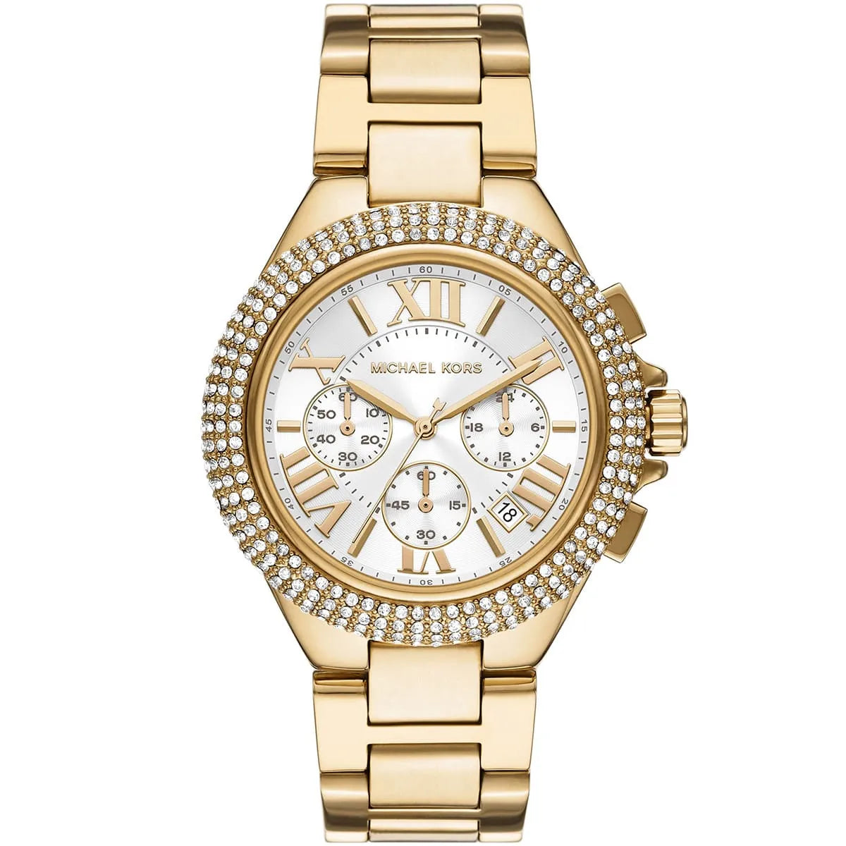 Michael Kors Oversized Camille Pavé Gold-Tone Women's Watch - MK6994
