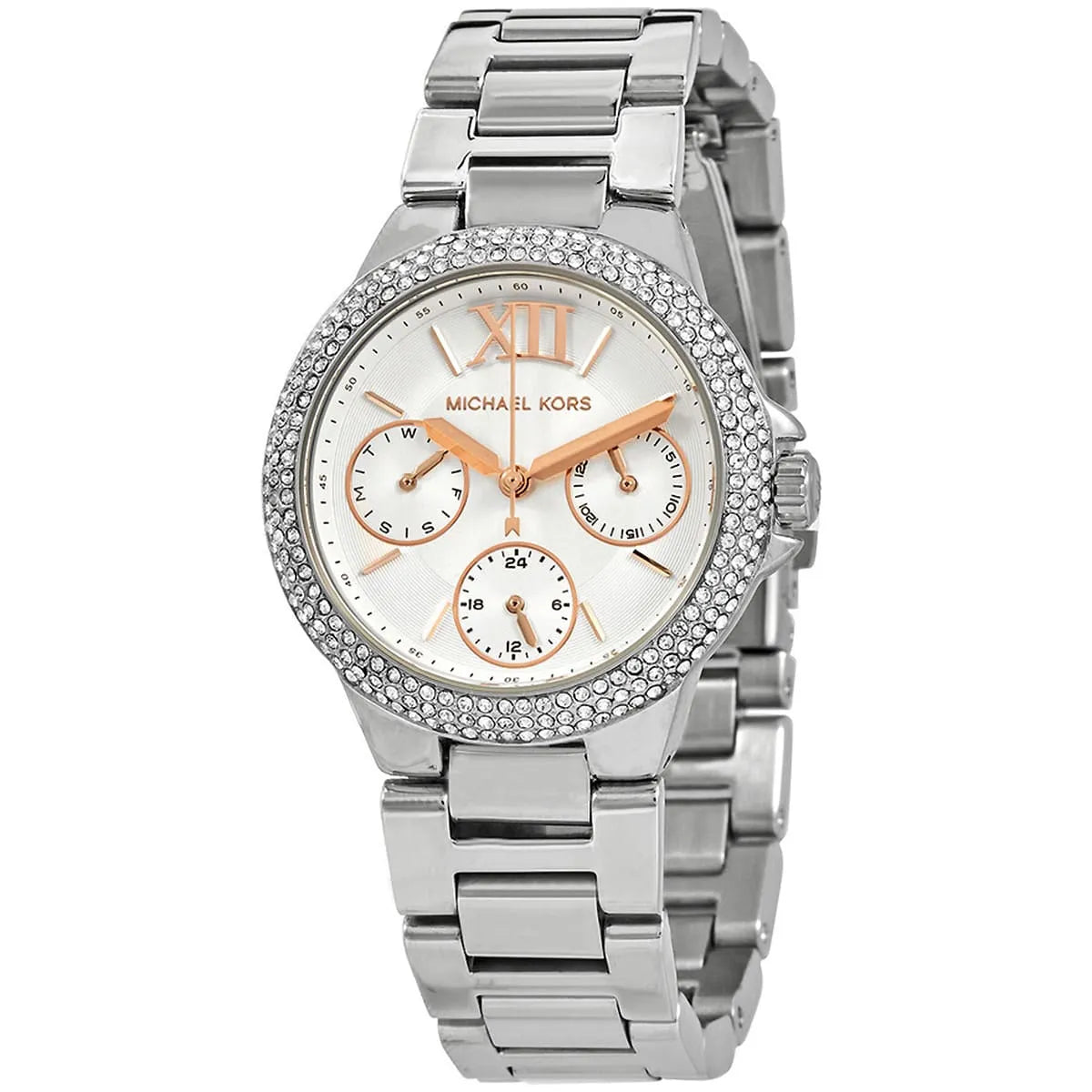 Michael Kors Camille Multifunction Silver-Tone Women's Watch - MK7198
