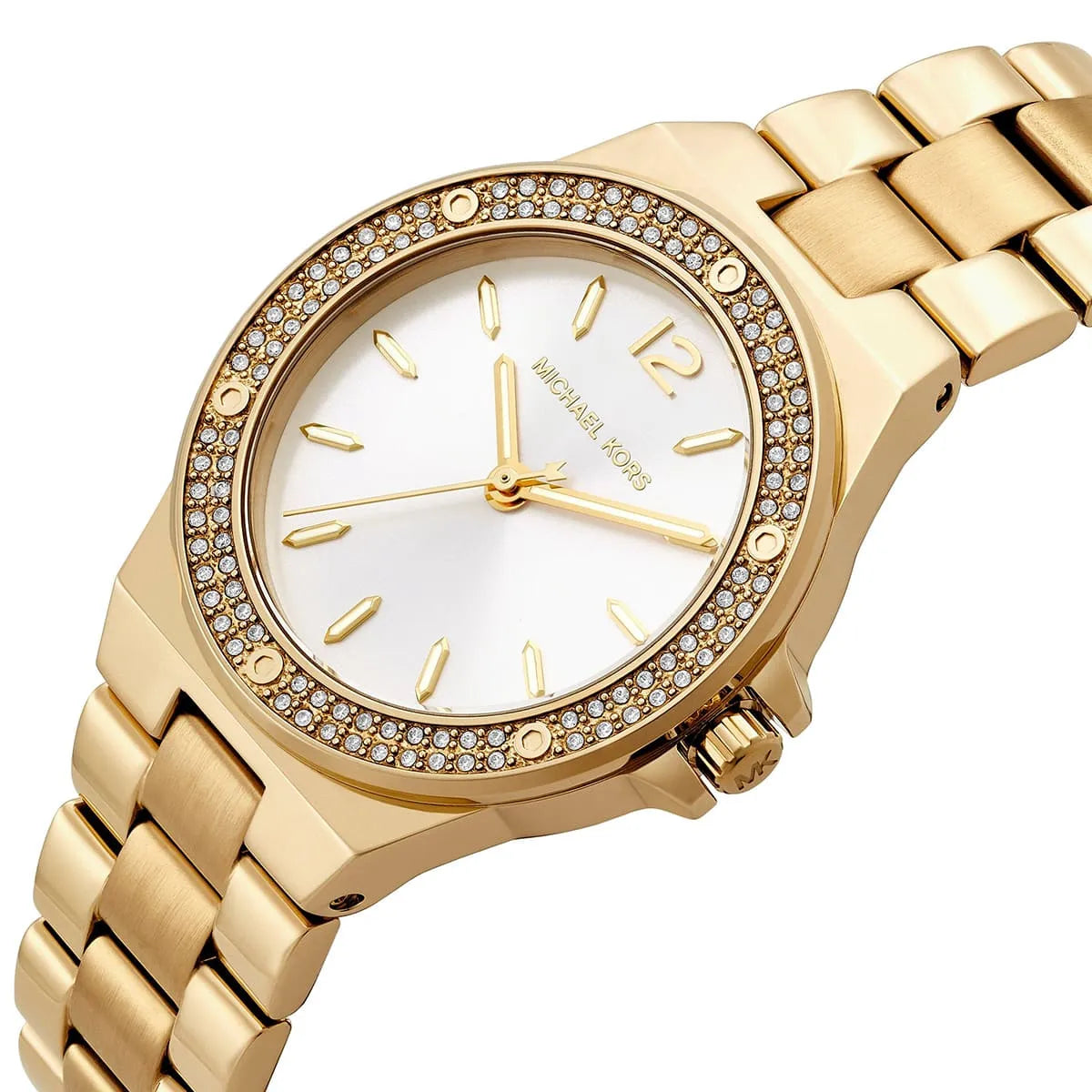 Michael Kors Mini Lennox Pavé Pearlescent Dial Gold Women's watch - MK7278