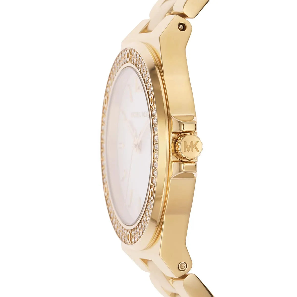 Michael Kors Mini Lennox Pavé Pearlescent Dial Gold Women's watch - MK7278