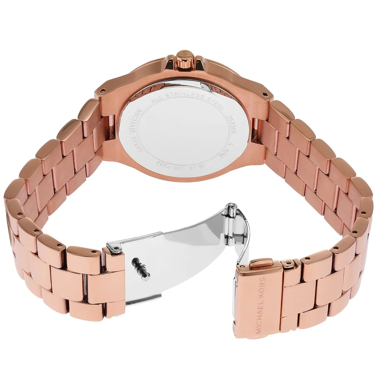 Michael Kors Lennox Three-Hand Rose Gold-Tone Women's Watch - MK7362