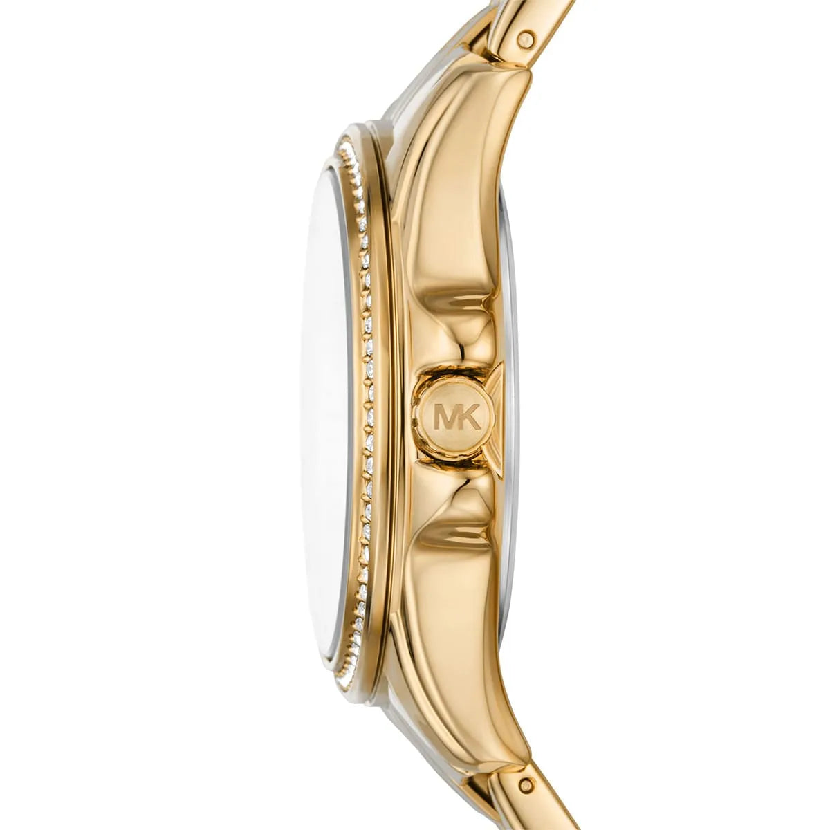 Michael Kors Mini Pilot Pavé Gold-Tone Women's Watch - MK7366