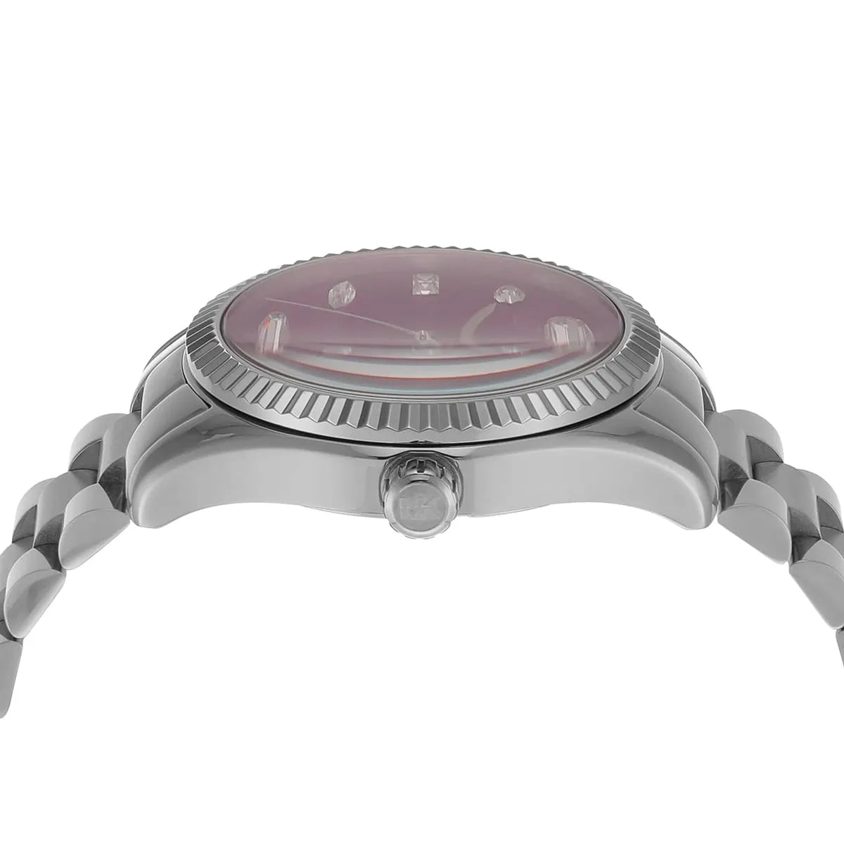 Michael Kors Lexington Pavé Silver-Tone Women's Watch - MK7443