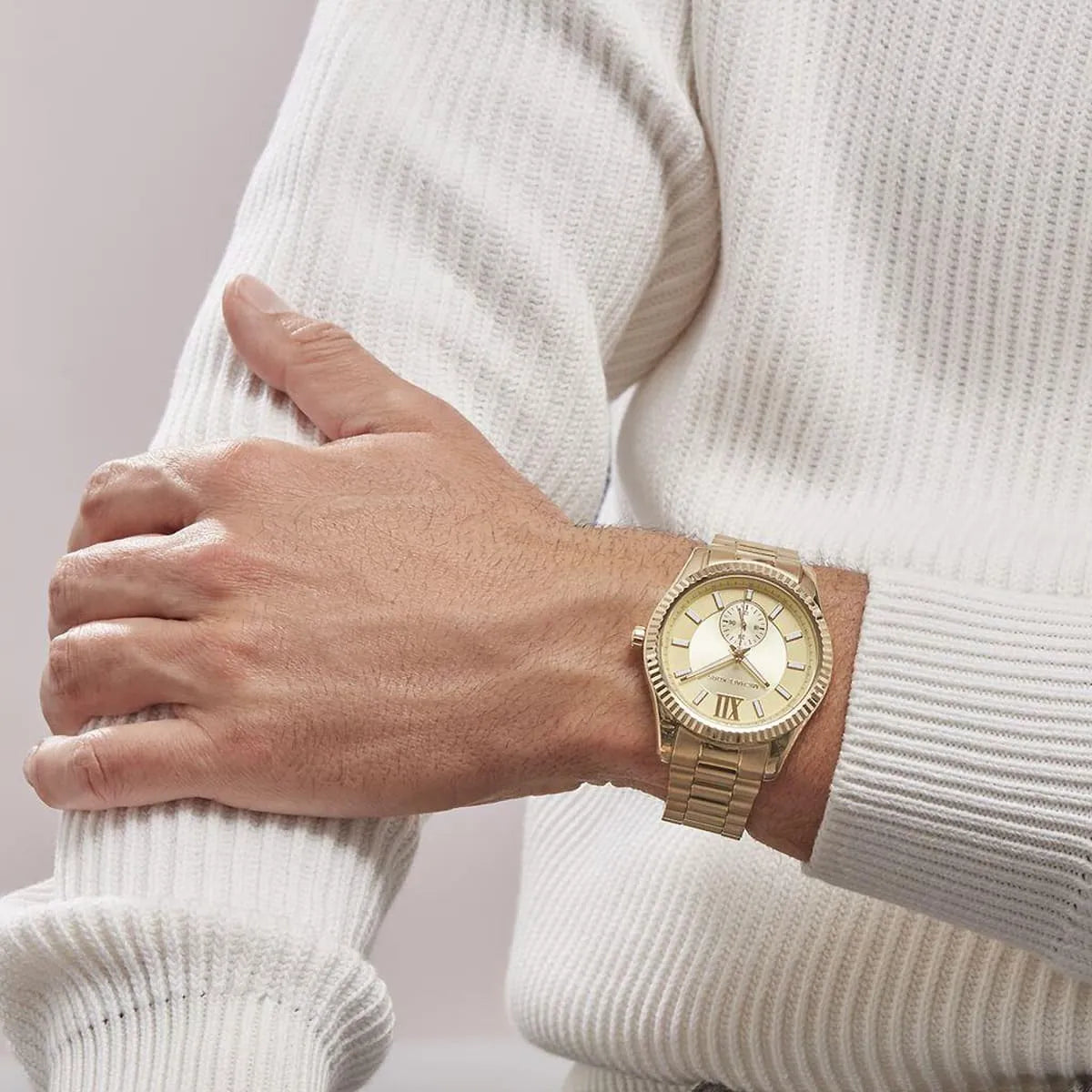 Michael Kors Lexington Multifunction Gold-Tone Men's WAtch - MK8947