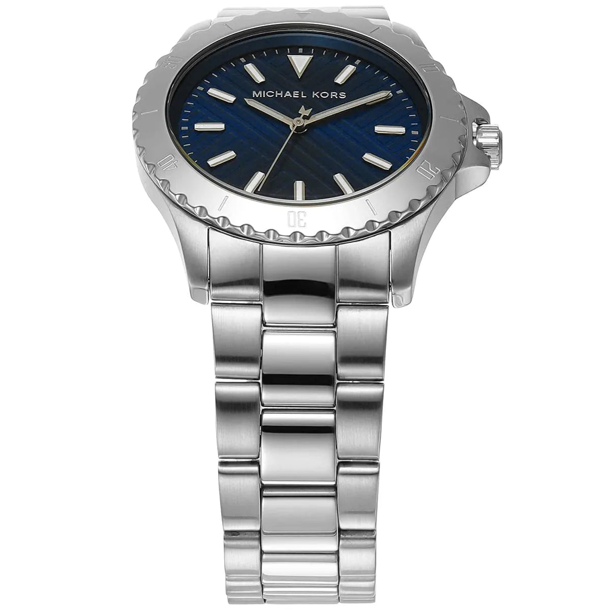 Michael Kors Everest Blue Dial Silver Men's Watch - MK9079
